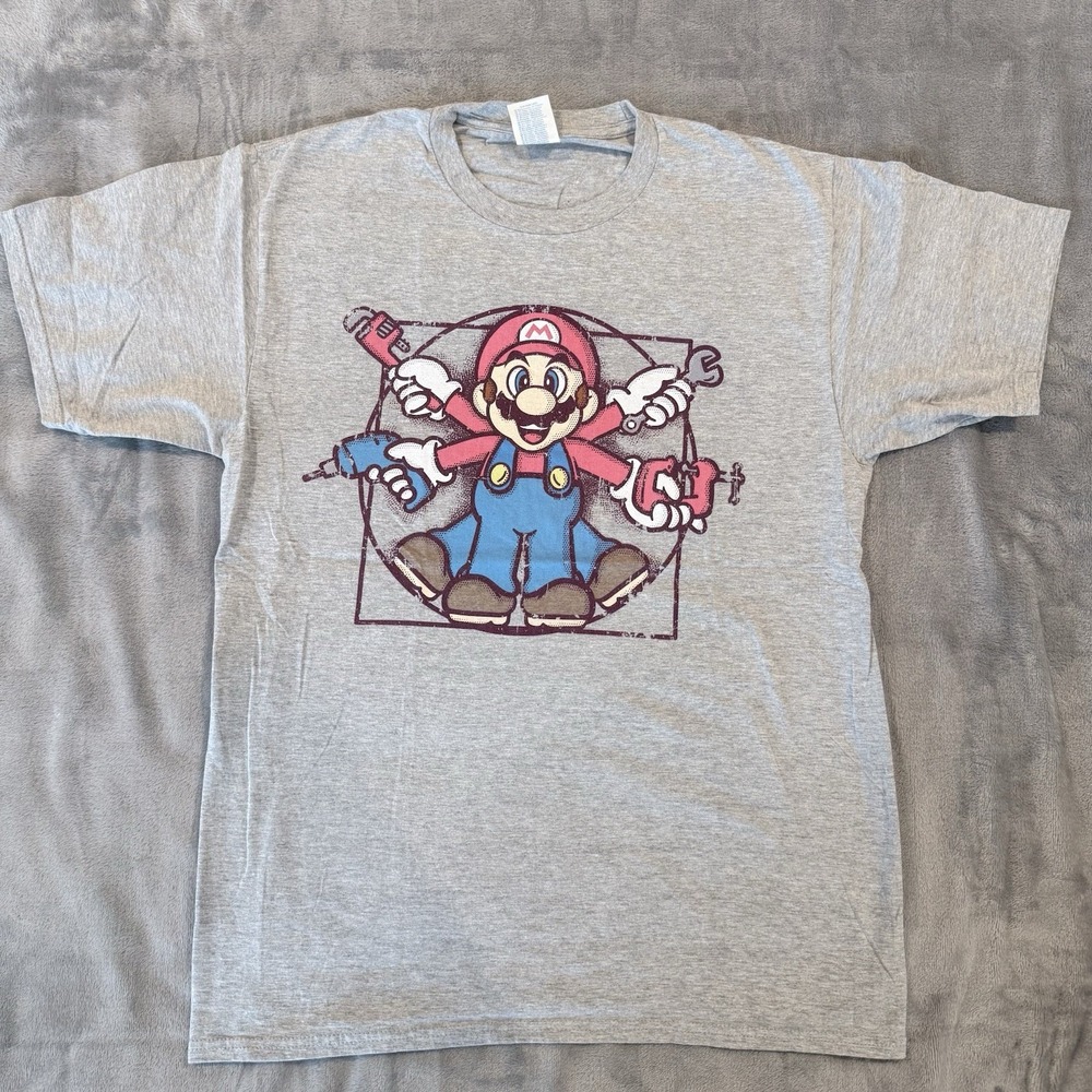 Lot 10 Mens M Video Game Graphic T Shirts Nintendo Zelda Mario Pokemon Shirt Lot - Picture 8 of 16